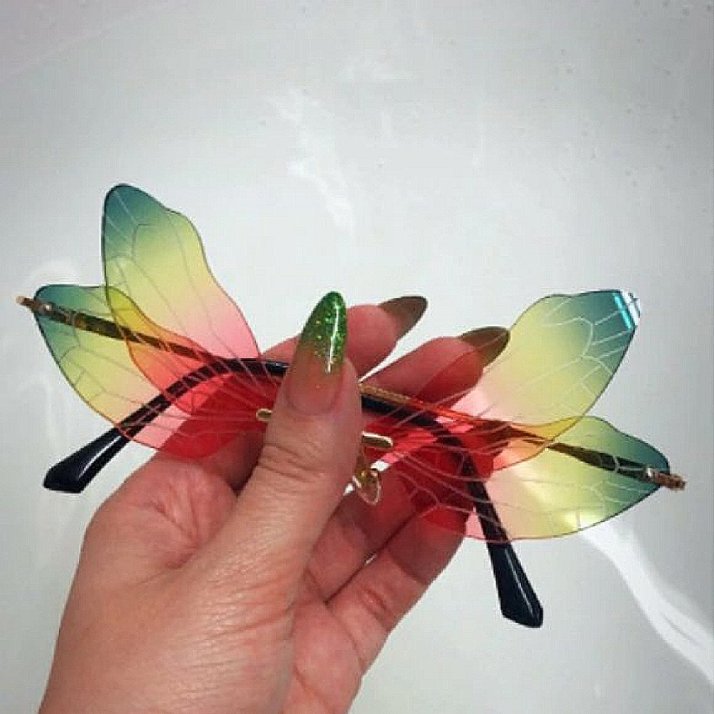 Fairy Wing Glasses - Rainbow 🏆HP🏆 - Picture 4 of 5